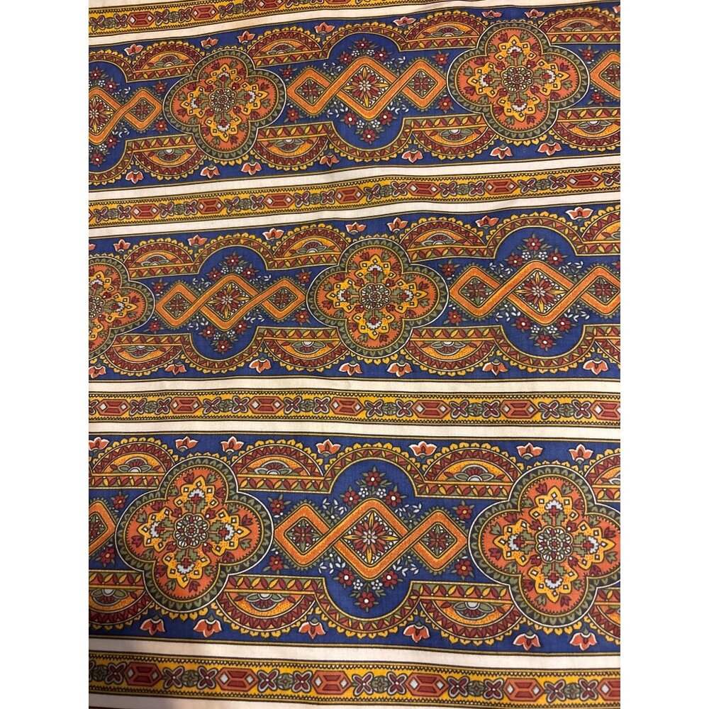 Drapes Waverly Kismet retired pattern Medallion Geometric  Hand crafted 4 panels